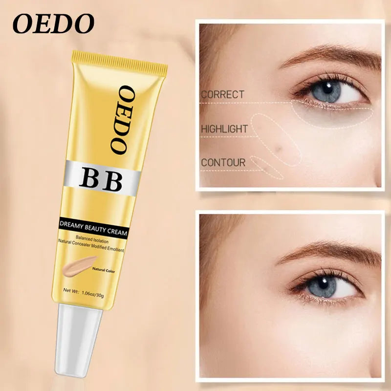Dreamy Beauty Cream Makeup Natural Concealer BB Cream Face Care Modified Emollient Easy to Wear Sun Block Whitening Cream 30g - AMULET RING STORE