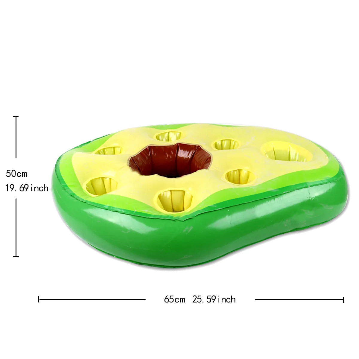 Inflatable PVC water ice bar self-service ice tray party floating portable beverage rack porous coaster tray. Water party - AMULET RING STORE