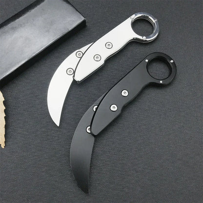 Pocket Mini Outdoor Knife All-steel Claw Mechanical Paw Knives Tactical Karambit Multi Tool EDC Portable Camping Gift for Men