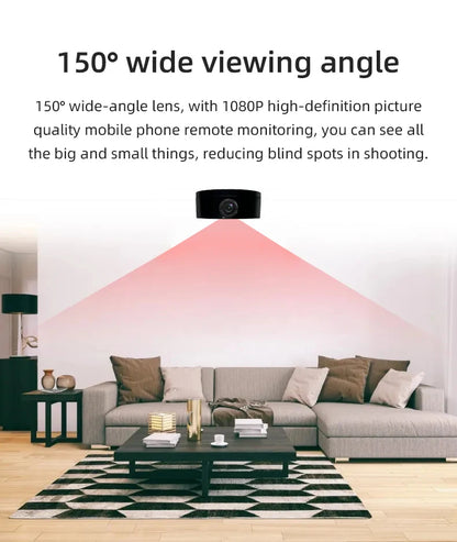 Xiaomi 4K HD Mini Camera Wireless Smart Surveillance Wifi Camera Home Remote Monitoring High-definition Night Vision 2025 New - AMULET RING STORE