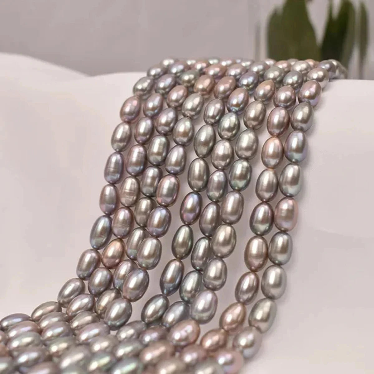 Natural Freshwater Pearl Beads Rice shape Loose isolation Beads For jewelry making DIY necklace bracelet accessories Size1.8-2mm - AMULET RING STORE