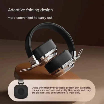 2025 New Retro On Ear Headphones Wireless Bluetooth Headsets DJ Stereo Sounds Bluetooth 5.3 Foldable Headset Gamer Choice