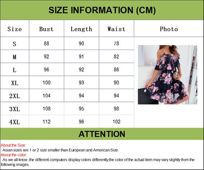 Woman Floral Print Dress Summer Spaghetti Strap Off Shoulder Sleeveless Dresses Holiday A-Line Mesh Fabric Party Dress Vestidos - AMULET RING STORE