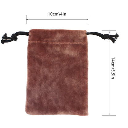1pcs Multi Color Velvet Bag Jewelry Packing Velvet Drawstring Pouches Jewelry Gift Bags Display Chain Ring Packing Bags As Gift - AMULET RING STORE