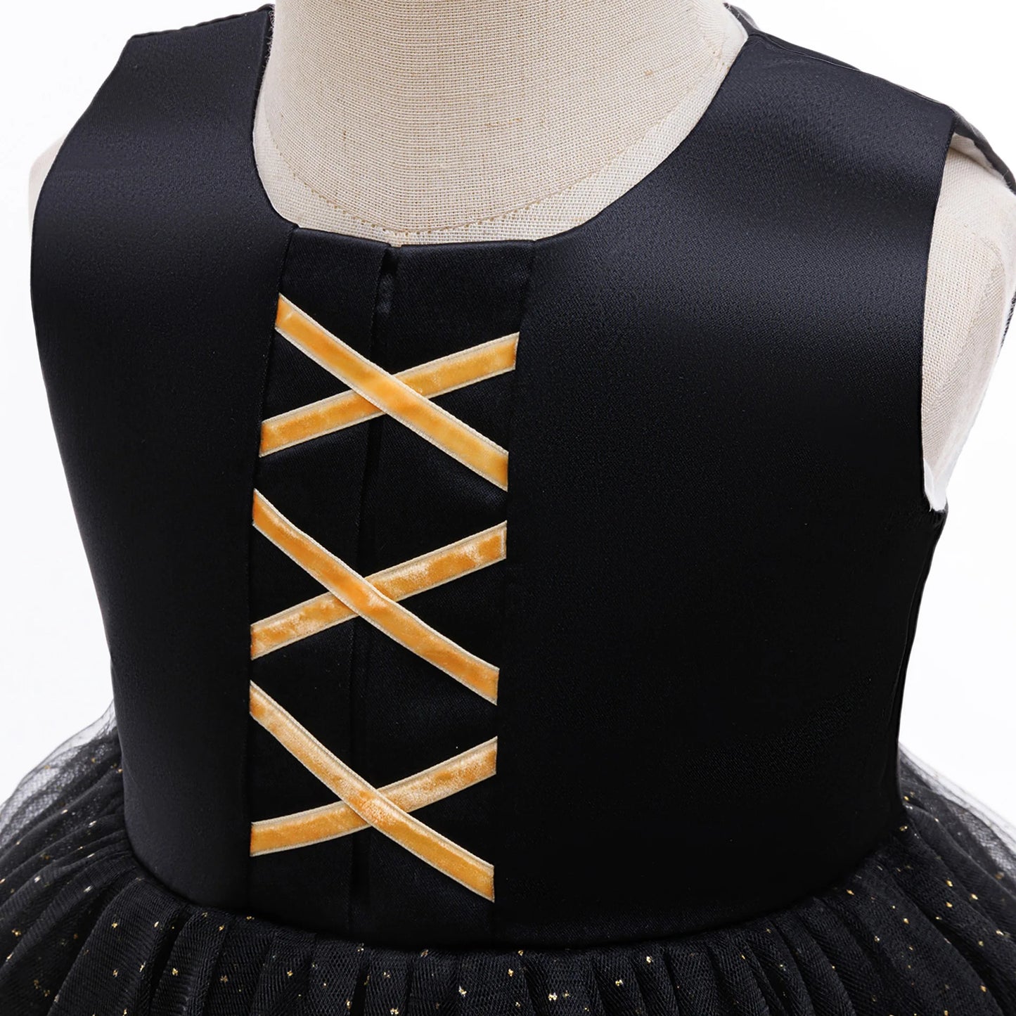 Baby Girl Halloween Costume 0-3 Yrs Little Girl Fantasy Dress Children Pumpkin Skeleton Print Fluffy Gown Kids Cute Orange Frock