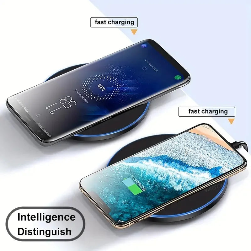 30W Wireless Charger For iPhone 15 14 13 12 X Pro Max Induction Fast Charging Pad Dock Station For Samsung S23 S22 Xiaomi Huawei - AMULET RING STORE