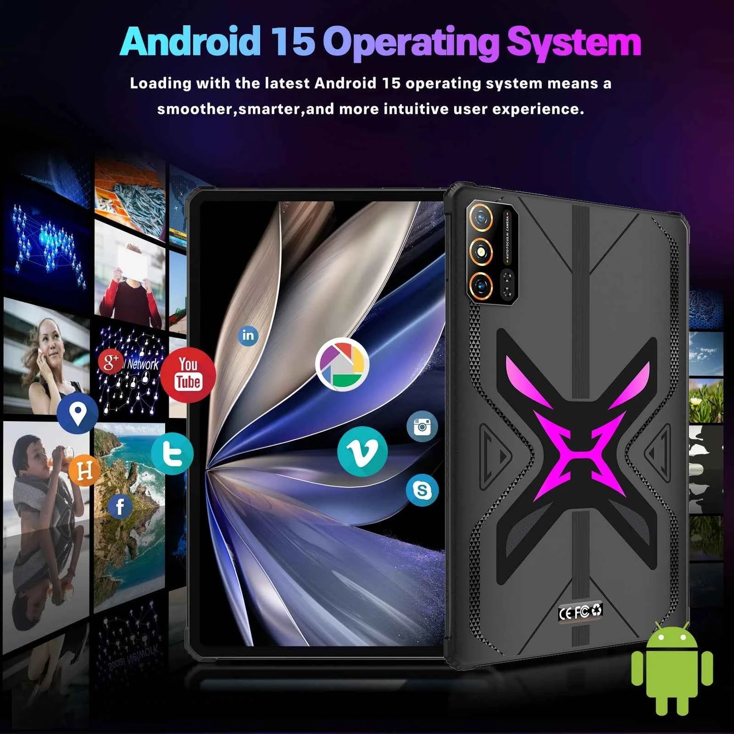 New Pad 17 Pro Tablet 22GB+2TB Tablet  Android 15 PC Original Snapdragon 8 Gen3 Global Version 5G Dual SIM WiFi GPS Tablet PC