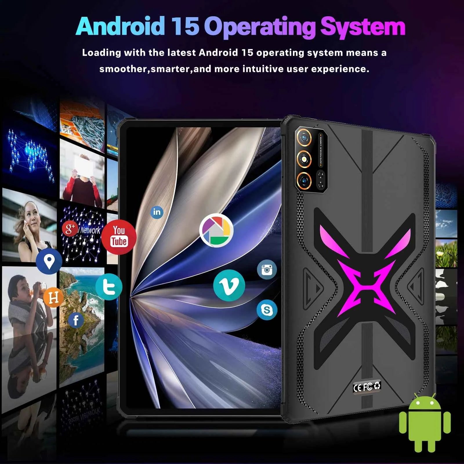 New Pad 17 Pro Tablet 22GB+2TB Tablet  Android 15 PC Original Snapdragon 8 Gen3 Global Version 5G Dual SIM WiFi GPS Tablet PC