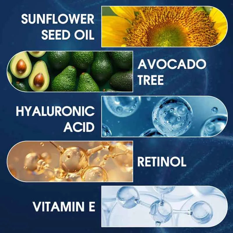 Men's Collagen Face Cream High HA Anti-aging Portable Moisturizing Cream Retinol Anti Wrinkle Skincare Products For Daily Use