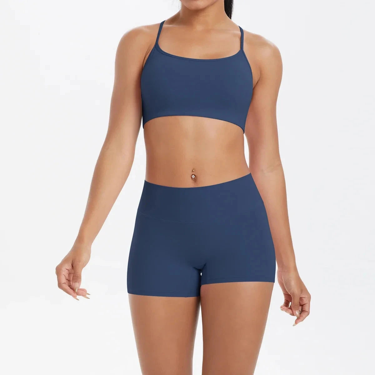 2PCS Yoga Set Nude Feeling Workout Sets Women Tracksuit Gym Push Up Fitness Running Workout Sportwear Sport Bra Leggings Suit