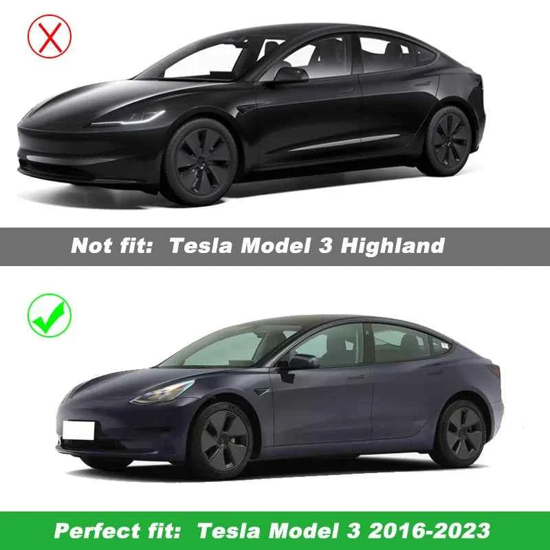 4PCS Hub Cap Performance Replacement Wheel Cap Automobile Full Rim Cover Accessories for Tesla Model 3 18 Inch Hubcap 2018-2023