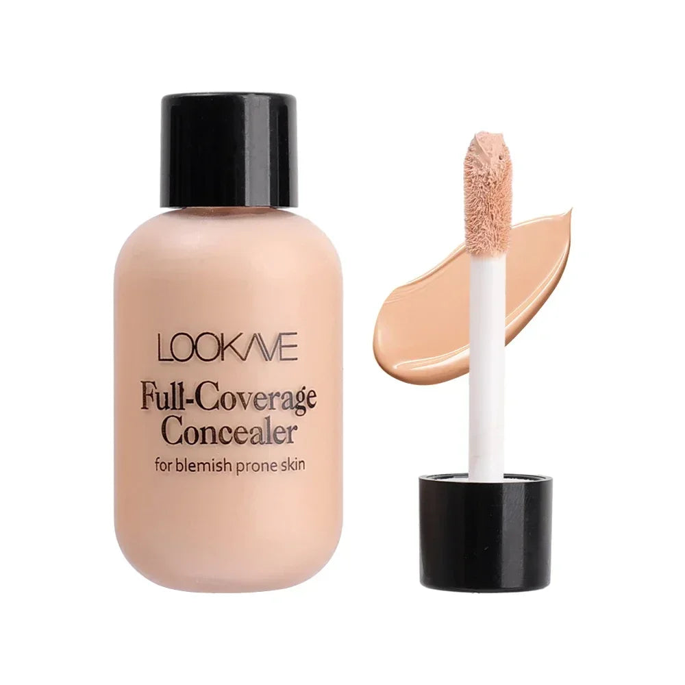 Full Cover Liquid Concealer Cream Makeup 12ML Invisible Eye Dark Circles Cream Face Foundation Waterproof Make Up Base Cosmetics - AMULET RING STORE