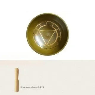 Nepal Handmade Buddha Singing Bowl Yoga Meditation Colorful Sound Therapy Tibetan Singing Bowls Healing Percussion Instruments - AMULET RING STORE