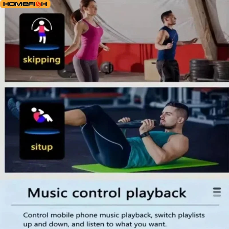 Multifunction Smart Watch For Men Women Kids Message Remind Music Control Sport Step Calories D13 Smartwatch Alarm Clock 116Plus - AMULET RING STORE