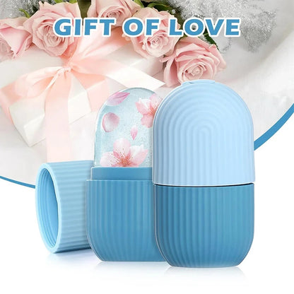 Silicone Ice Roller Face Lifting Contouring Tools Facial Massager Ice Cube Roller Neck Eye Eliminating Eye Bags Beauty Skin Care