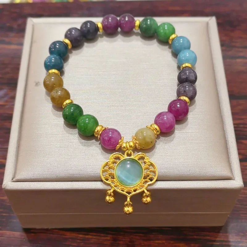 Natural Jade Agate Flower Bracelet Exquisite Sexy Young Girls Fashion Real Jewelry Best Selling Holiday Gifts