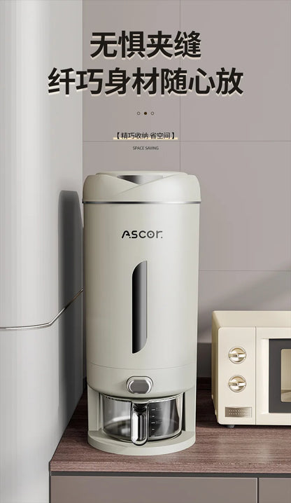 Mii Bucket Home 2025 New Model Sealed Rice Container Rice Box Anti-Pest and Anti-Damp Kitchen Storage Container High-End