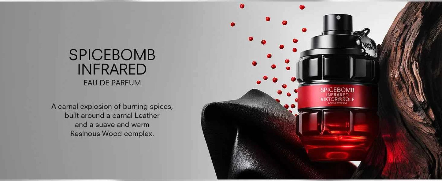 Viktor&Rolf - Spicebomb Eau De Toilette - Woody & Spicy - Cologne for Men - with Notes of Citrus & Tobacco Valentine Perfume