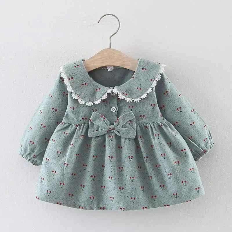 Bear Leader Newborn Bebes Princess Dresses Autumn Christmas Fashion Infant Girl Ruffles Costume Vestidos Cute Bear Bags 0-2Y