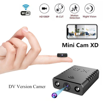1080P XD Mini Camera WiFi Wireless Monitoring Security Protection Remote Monitor Camcorders Video Surveillance Smart Home - AMULET RING STORE
