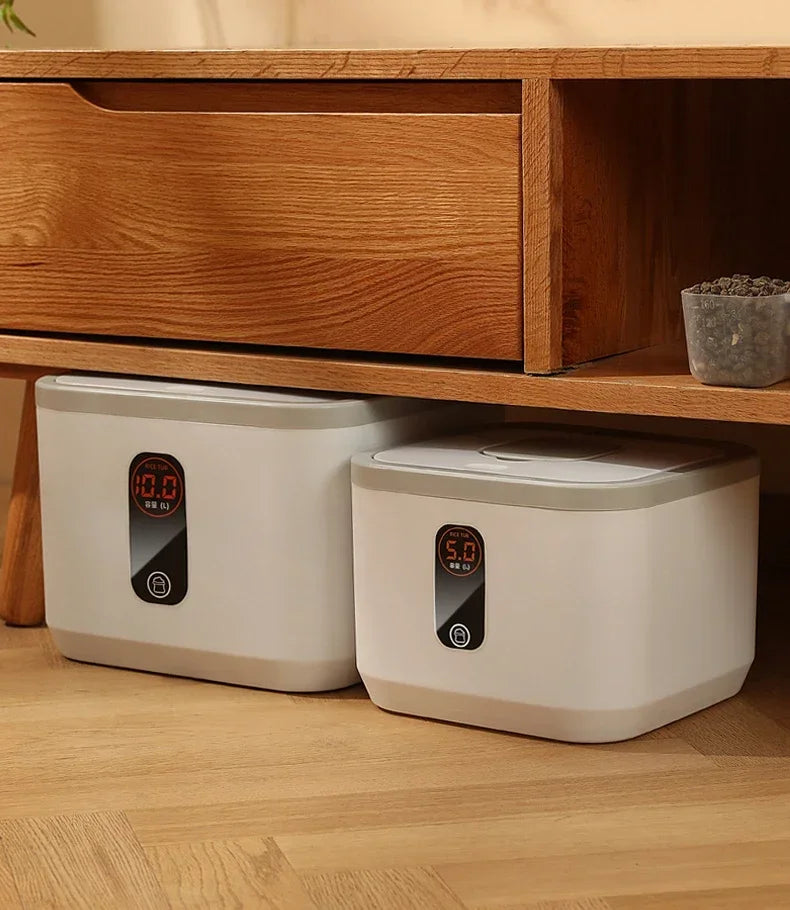 Pet Dog Food Storage Container Dry Cat Food Bucket Dog Food Box with Lid Insect Proof Moisture Proof Rice Box Grain Sealed Jar - AMULET RING STORE