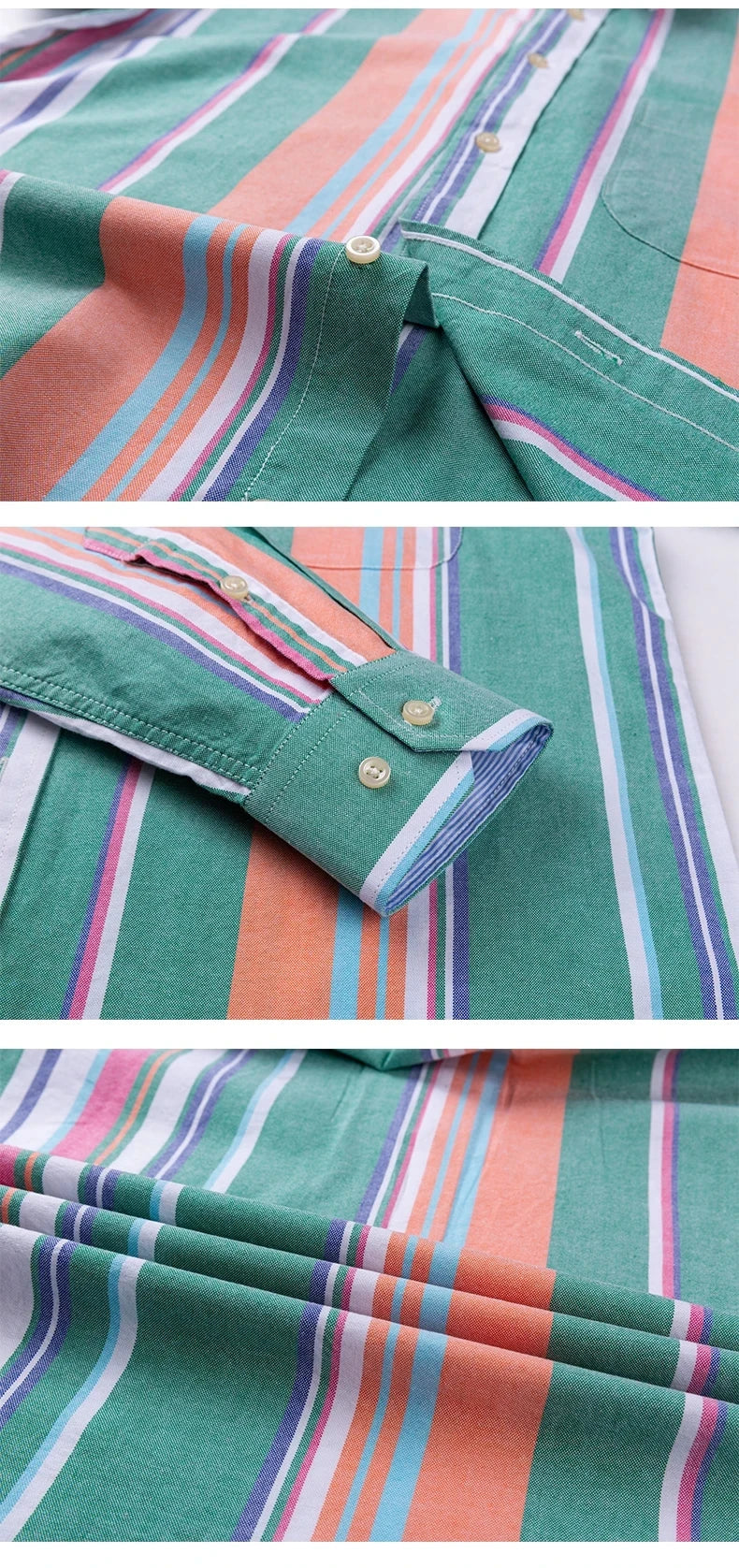 100% Cotton Oxford Men's Shirts Long Sleeves Plaid Soft Regular Fit Formal Dress Shirt Pocket Social Blouse Male Clothes S-7XL