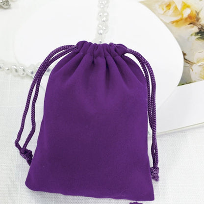 16Colors Jewelry Suede Polyster Nylon Drawstring Vevet Bag Earring Necklace Bracelet Packaging Storage Bag Gift Add Logo - AMULET RING STORE