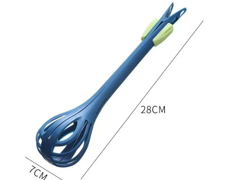 2-in-1 Food Clip & Egg Whisk Multifunctional Handheld Blender Kitchen Tool for Salad Mixer Eggs Pasta Food Cooking Mixing - AMULET RING STORE