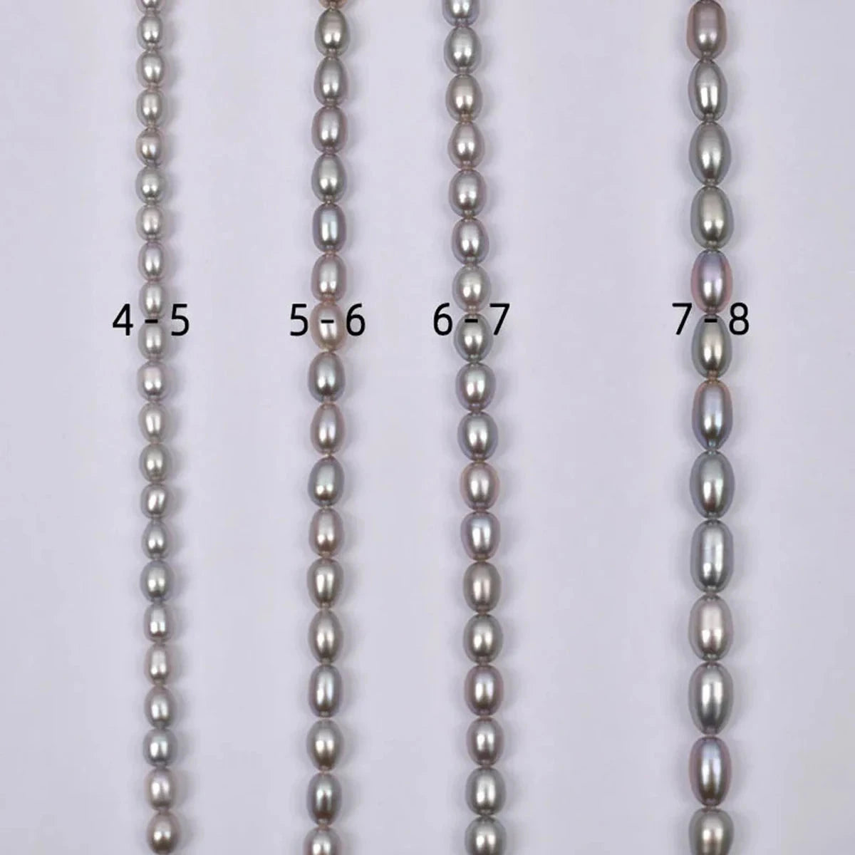 Natural Freshwater Pearl Beads Rice shape Loose isolation Beads For jewelry making DIY necklace bracelet accessories Size1.8-2mm - AMULET RING STORE