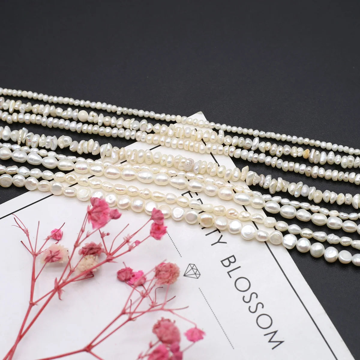 Natural Freshwater Pearls Beaded Irregular Shape Loose Spacer Beads for Jewelry Making Diy Bracelets Necklaces Accessories Gifts