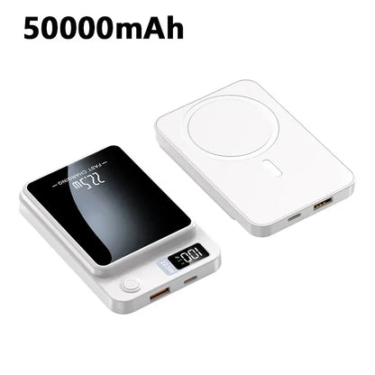 Magnetic Power Bank 30000mAh 15W Wireless Fast Charger for iPhone 15 14 13 Samsung S22 S23 Xiaomi Portable Battery Powerbank - AMULET RING STORE