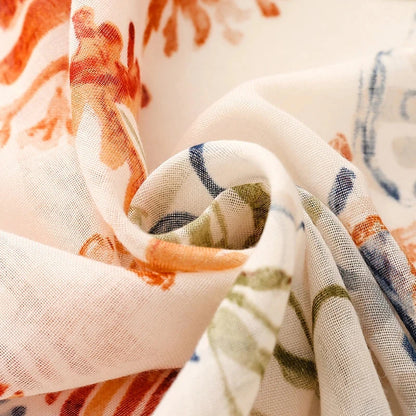 Retro Bohemian Styles Women Scarf Summer Beach Shawl Cotton Linen Feeling Tassel Pashmina Muslim Hijab Wrap Lady Viscose Scarf