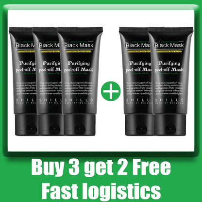 Bamboo Charcoal New Suction Face Deep Cleansing Black Mud Mask Blackhead Remover Peel-Off Mask Easy To Pull - AMULET RING STORE