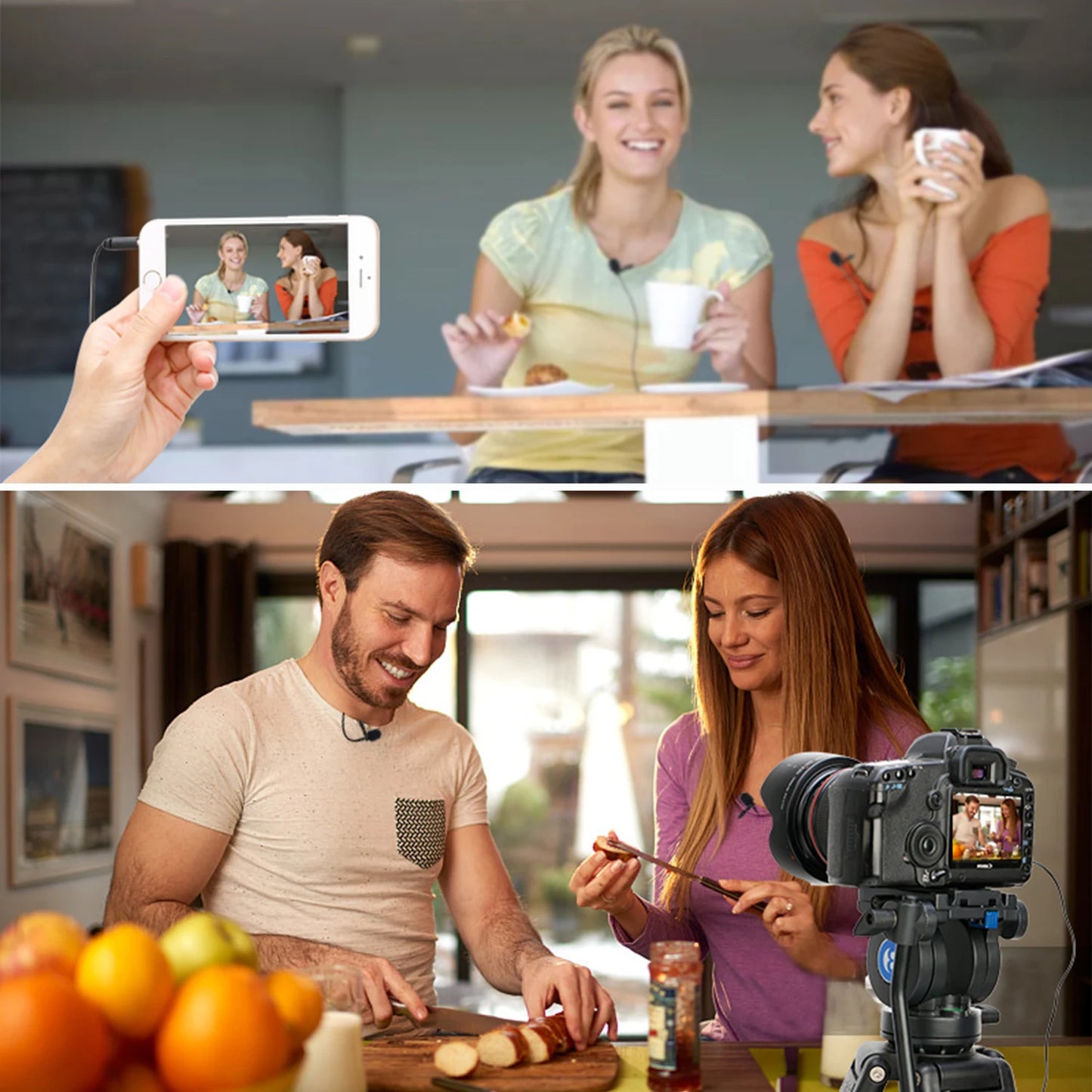 BOYA BY-M1 Condenser Lavalier Lapel Clip-on Microphone 3.5mm TRRS 6M Mic For PC iphone DSLR Camera YouTube Recording Streaming