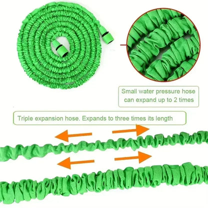 200FT Expandable High-Pressure Magic Hose 7 Water Spraying Functions Gun Durable Materials Home Garden Watering Tools - AMULET RING STORE