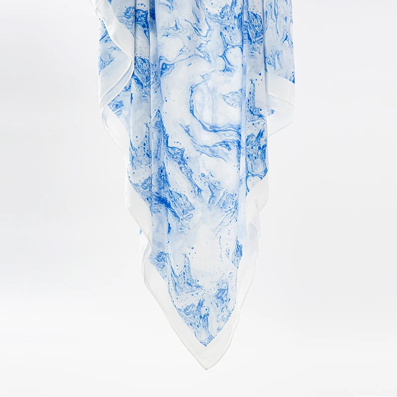 NEW Print Chiffon Hijab Scarf Shawl Fashion Islamic Muslim Scarves Wraps Women Echarpe Breathable Foulard Hijabs - AMULET RING STORE