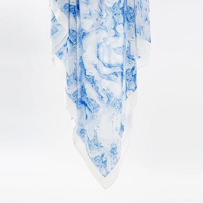 NEW Print Chiffon Hijab Scarf Shawl Fashion Islamic Muslim Scarves Wraps Women Echarpe Breathable Foulard Hijabs - AMULET RING STORE