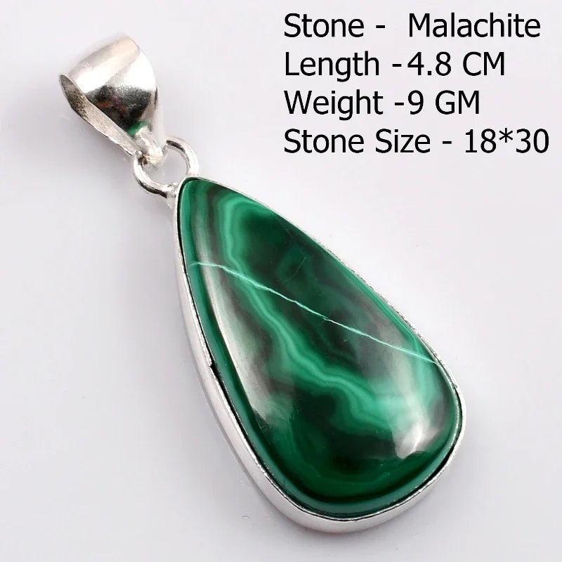 Genuine Moonstone Rose Quartz Pyrite Azurite  Pendant