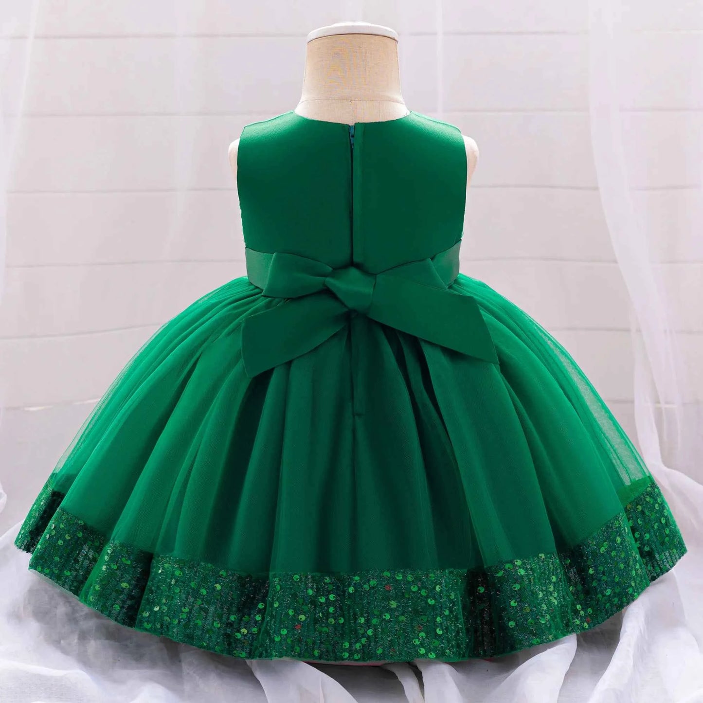 Sparkling flower embroidered gauze baby dress summer new style elegant girls' and children's dresses for girls and babies