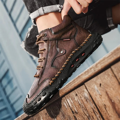 New Non-slip Mens Casual Leather Business Shoes