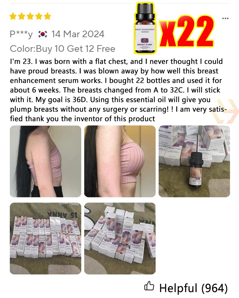 Breast Enlargement Essential Oil Chest Frming Enhancement Serum Butt Enlarge Big Bust Bigger Plump Up Growth Massage Care Cream