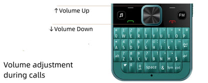 SERVO 4 SIM Card 4 Standby QWERTY Keyboard Mobile Phone Speed Dial Blacklist FM Radio Flashlight 2G GSM Cellular Cellphone TypeC