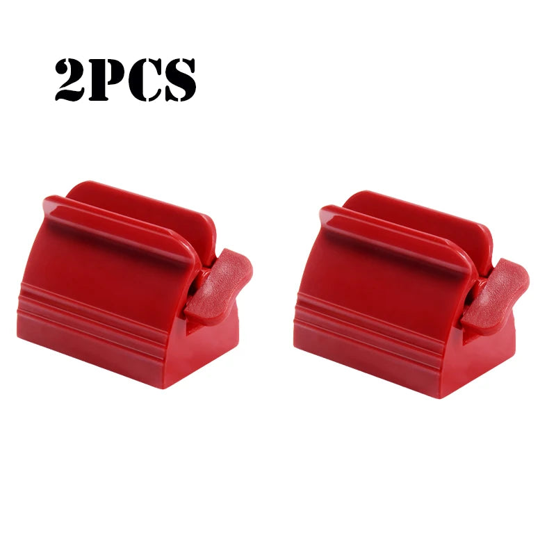 1/2pcs Multifunction Toothpaste Tube Squeezer Manual Squeezer Toothpaste Easy Portable Plastic Dispenser Bathroom Accessories - AMULET RING STORE