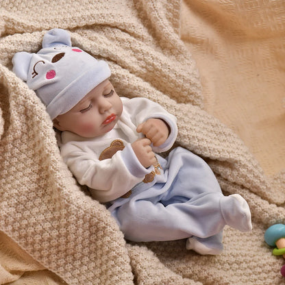 16 Inch 40cm Loulou Full Body Soft Vinyl Girl Reborn Baby Doll Lifelike Bebe Reborn Doll Toys Realistic Baby Doll Toys