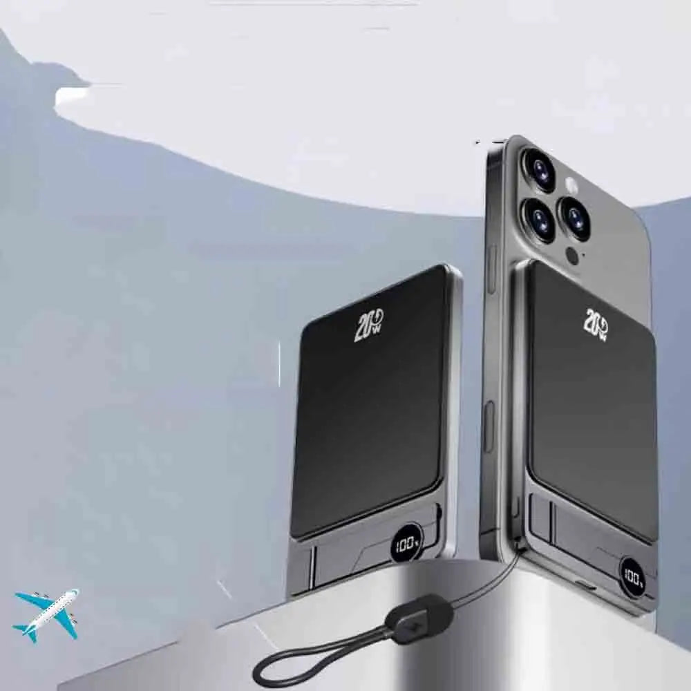 Ultra Slim 10000mAh Magnetic Power Bank CCC Certified Fast Charger for iPhone Watch Wireless Portable Battery For Samsung - AMULET RING STORE