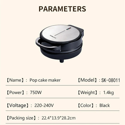 750W Electric Cake Pop Maker Non-Stick 14 Cake Capacity Cupcake Maker Griddle Donuts Octopus Balls for Kids Birthday Party - AMULET RING STORE