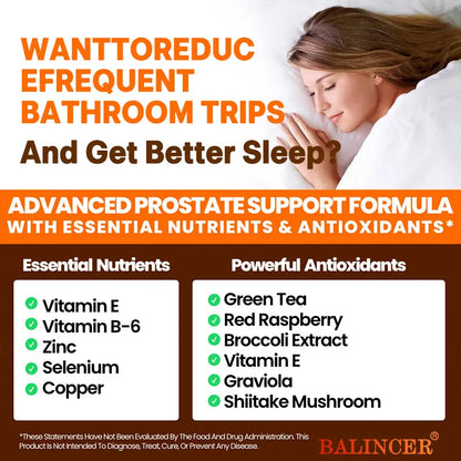 Minerals and vitamins - Helps relieve urinary frequency, bladder control, urination discomfort, prostate health - AMULET RING STORE