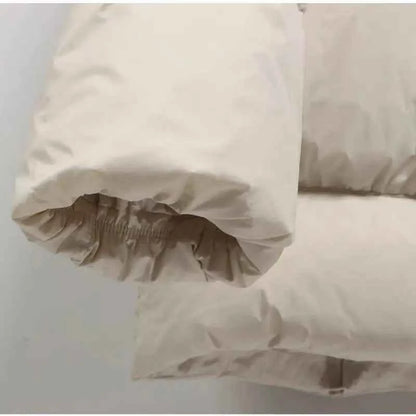 Puff Down Jacket Women's Winter Jacket Padded New Outerwear Hooded Versatile Loose Padding Thickened White Duck Down Warm Coat