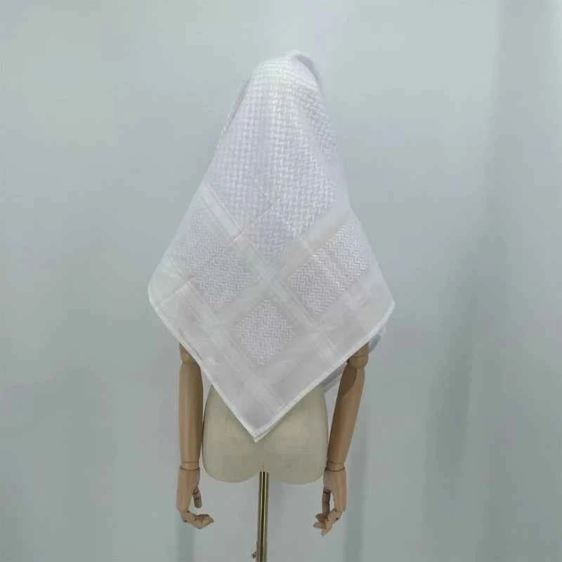 Trendy Shmagh Scarf Shawl for Men Women Multifunctional Headscarf Arab Desert Scarf Outdoor Dustproof Large Wrap Neckerchief