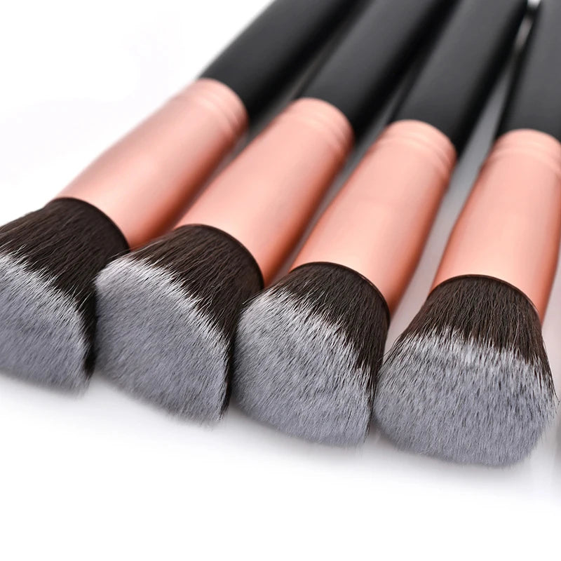 14Pcs Makeup Brush Set for Beginners Soft Bristle Powder Brush Blush Eye Shadow Beauty Tools, Buy 14pcs Brush Get 1 Free Sponge - AMULET RING STORE